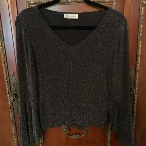 Sparkle knit top